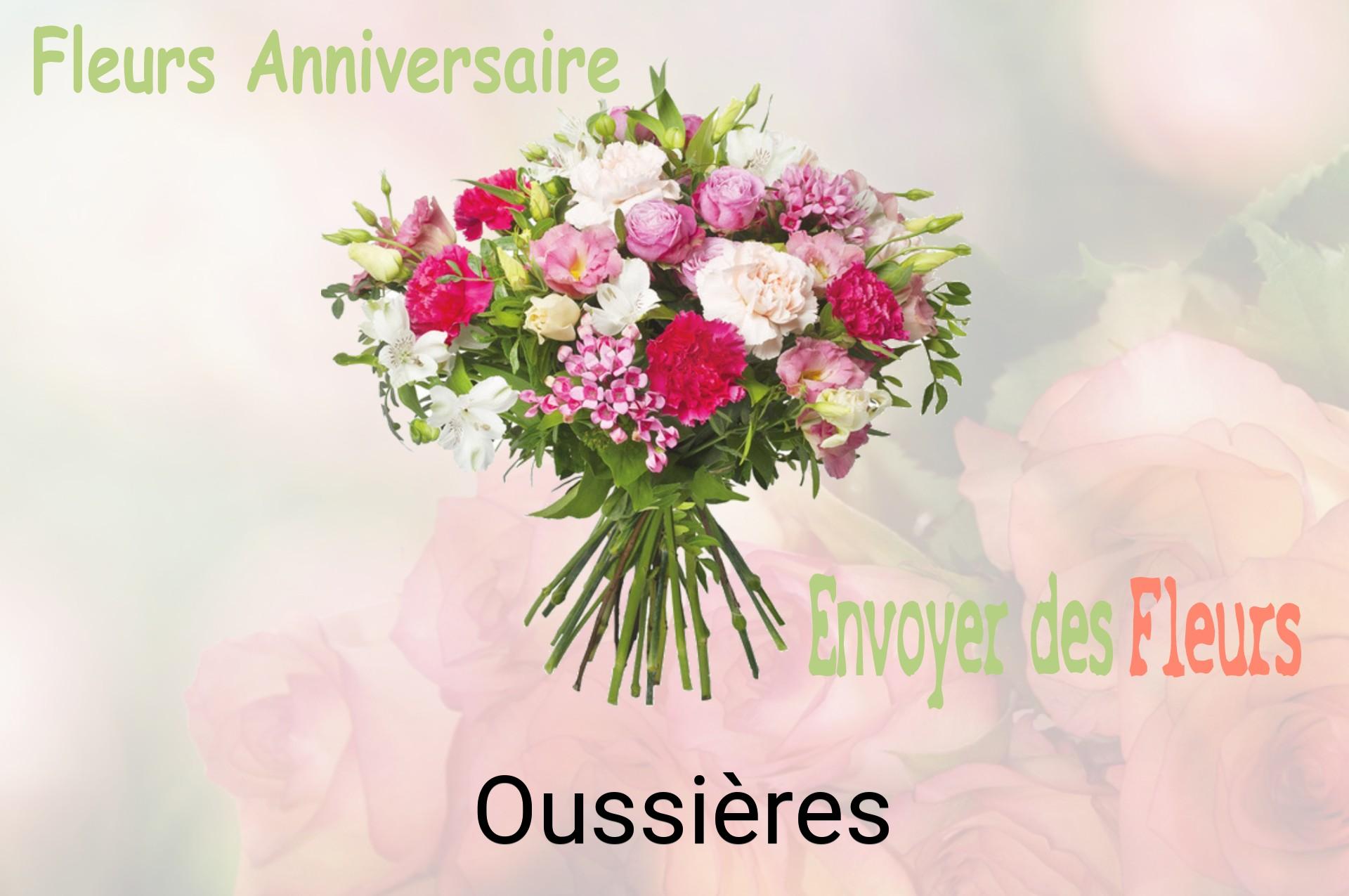 Bouquet de fleurs d’anniversaire livré à Oussières