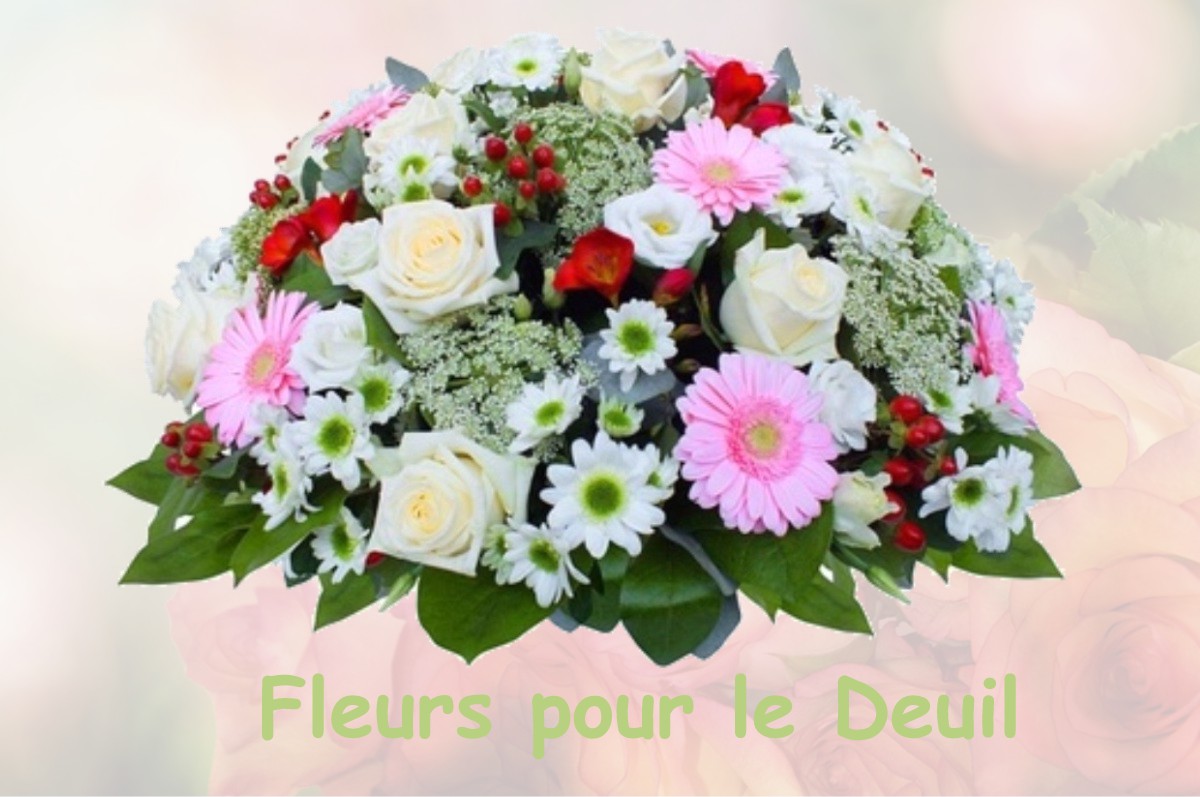 fleurs deuil OUSSIERES